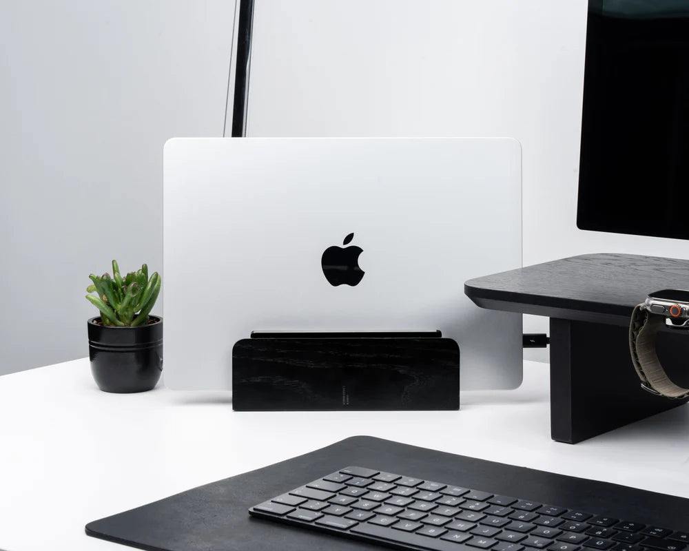 Dock per laptop in legno